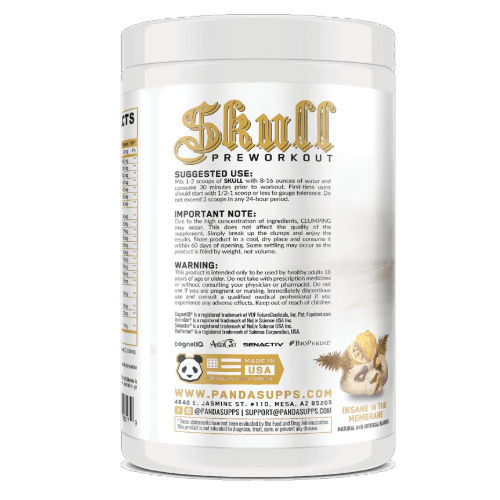 Skull Panda Focus, Pump, Energy