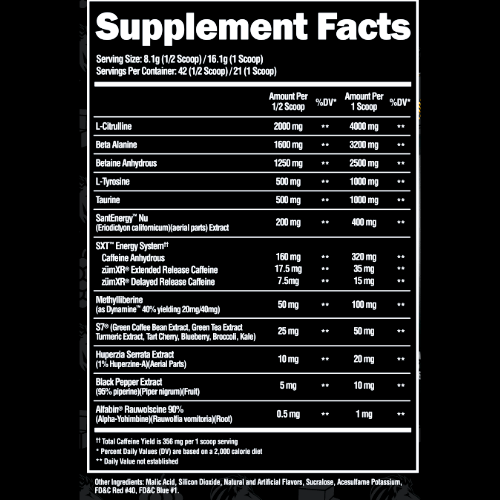 Superhuman Extreme Ingredients