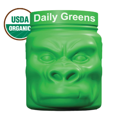 Daily Organic Greens Powder for Immunity, Digestion & Detox Support