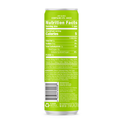 GORGIE Tropical Energy Drink Citrus Burst Ingredients