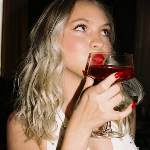 Jordyn Jones' Cherry Lime Energy Drink