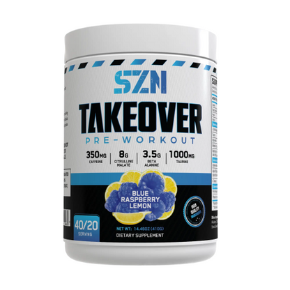 Blue Raspberry Lemon Takeover High-Stim Pre-Workout Powder