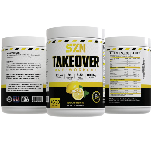 3 pack Lemon Takeover High-Stim Pre-Workout