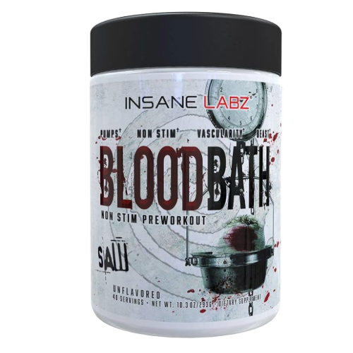 Saw BloodBath Pre‑Workout Insane Labz Unflavored