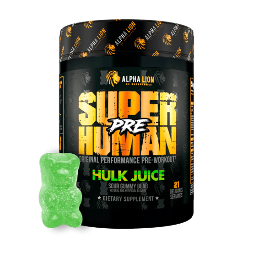 Superhuman Pre Alpha Lion Workout Supplement with Natural Caffeine and Citrulline